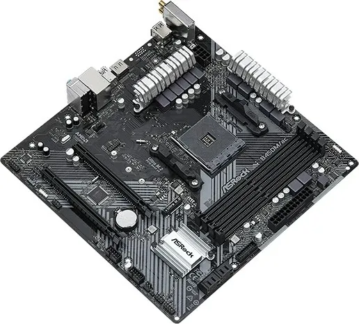 Pllakë amë Asrock B450M/AC R2.0, Socket AM4, micro ATX - 2