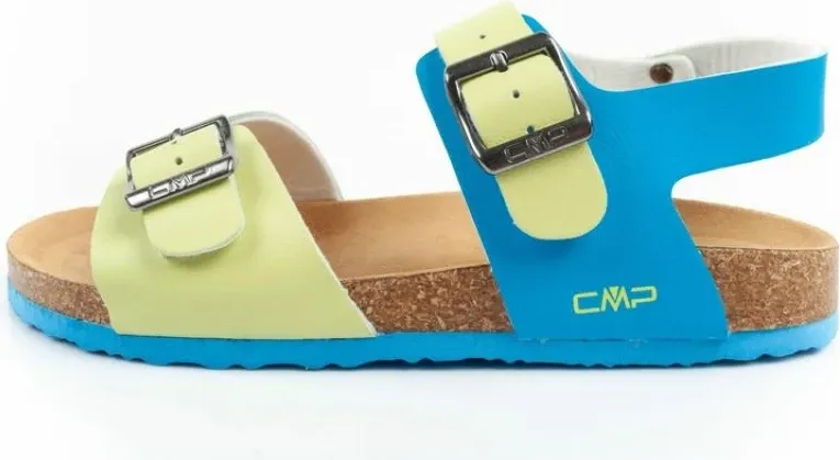Sandale për fëmijë CMP, blu dhe gjelbër - 4