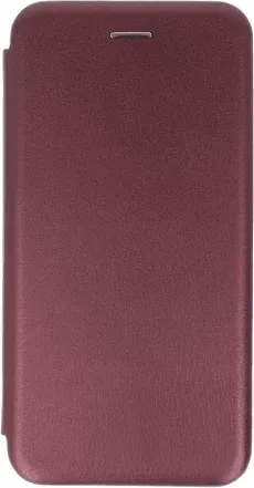 Mbështjellës flip i butë HAVANA Premium për Samsung Galaxy A34, Burgundy Red - 2