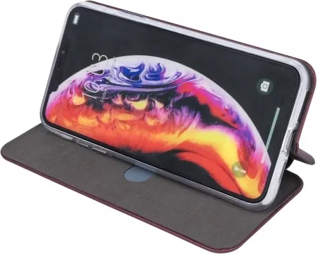 Mbështjellës flip i butë HAVANA Premium për Samsung Galaxy A34, Burgundy Red - 3