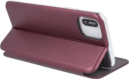 Mbështjellës flip i butë HAVANA Premium për Samsung Galaxy A34, Burgundy Red - 4