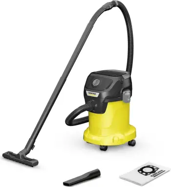 Thithës Pluhuri Kärcher KWD 3, për Tharje dhe Lagështi, 17L, 1000W, E verdhë