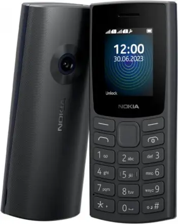 Telefon me taste Nokia 110 TA-1661 (2024) 2nd Gen, Dual SIM, 4G, ekran 1.77\", bateri 1020 mAh, microSD deri 32GB, USB-C, Midnight Blue