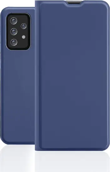 Mbështjellës flip ONASI Prestige për Samsung Galaxy A34, me magnet, me xhep për kartë, blu