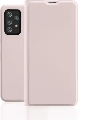 Mbështjellës flip ONASI Prestige për Samsung Galaxy A54, me magnet, me vend për kartë, rozë