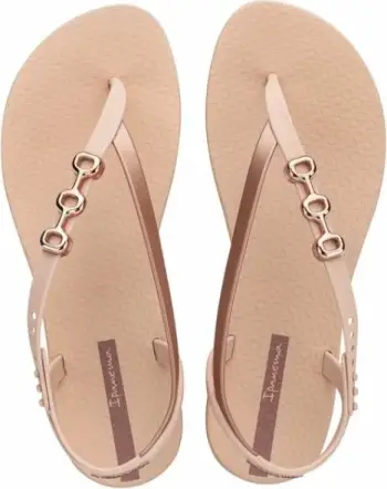 Sandale flip-flop për femra Ipanema, bezhë