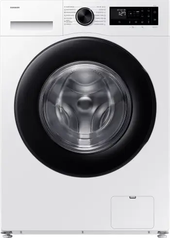 Makinë larëse Samsung WW10FG5U34AELE, AI Ecobubble, SmartThings, Super Speed 39 min, klasa A, e bardhë/zezë