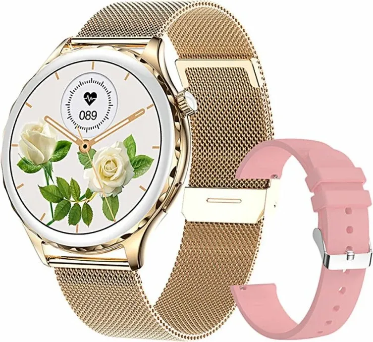 Smartwatch për femra Rubicon, rozë - 1