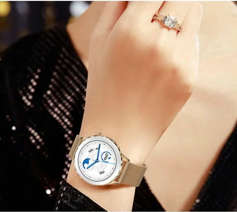 Smartwatch për femra Rubicon, rozë - 16