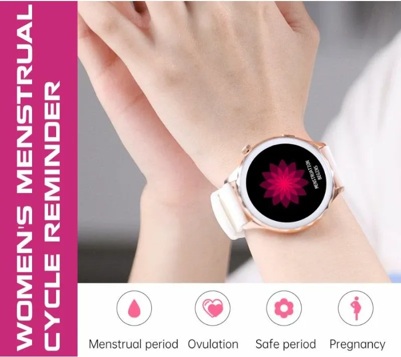 Smartwatch për femra Rubicon, rozë - 10