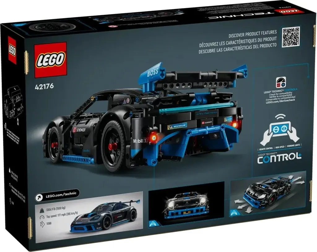 Set LEGO Technic Porsche GT4 e-Performance Race Car - 2