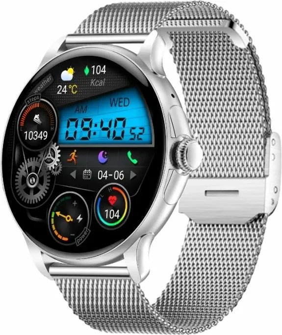 Smartwatch për femra Rubicon, argjendi - 2