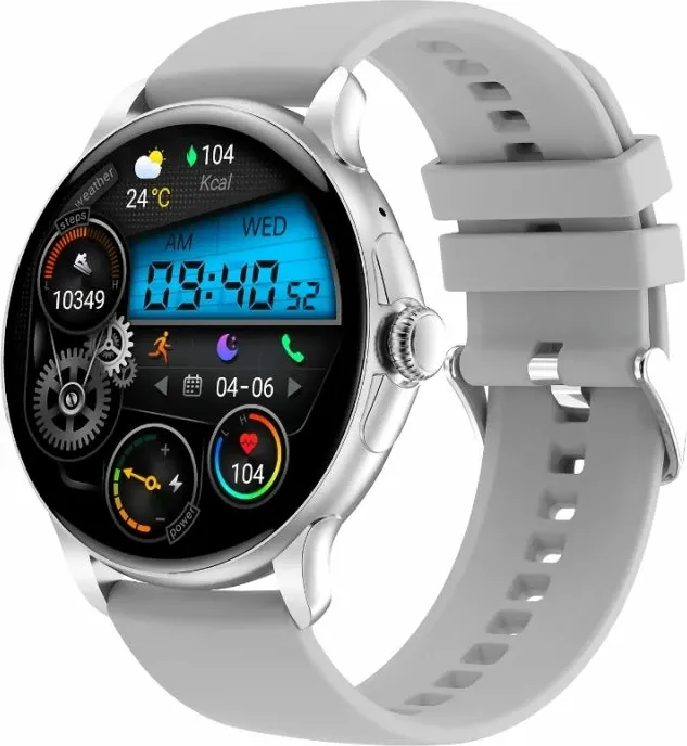Smartwatch për femra Rubicon, argjendi - 3