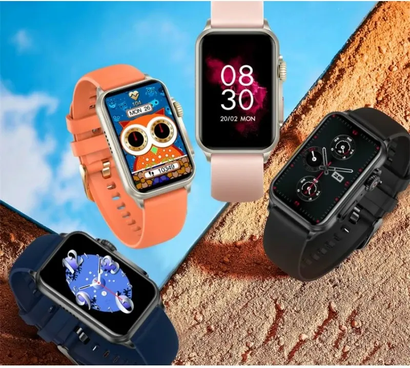 Smartwatch Rubicon SMARUB220, ekran me prekje, Bluetooth, blu e errët - 4