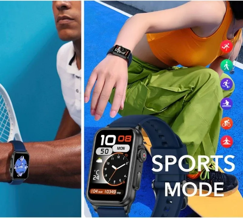 Smartwatch Rubicon SMARUB220, ekran me prekje, Bluetooth, blu e errët - 6