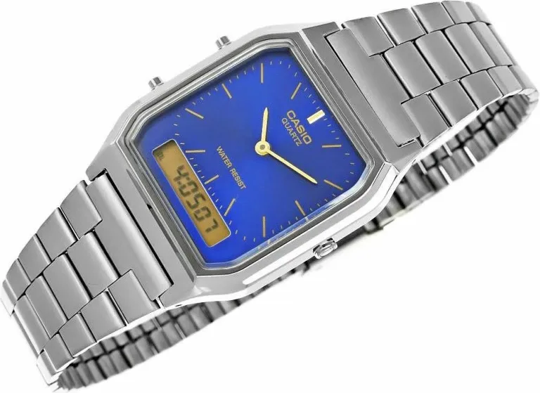 Orë dore për femra Casio, titanium - 4