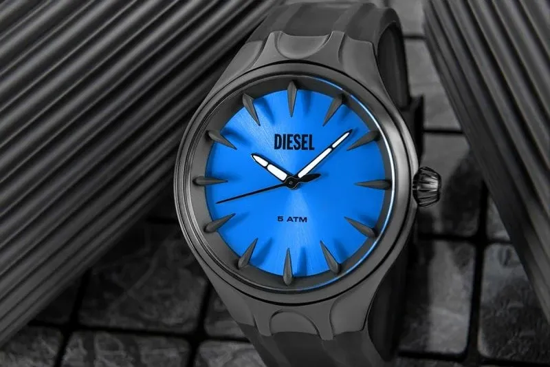 Orë dore për meshkuj DIESEL, e zezë - 4