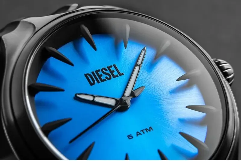 Orë dore për meshkuj DIESEL, e zezë - 7