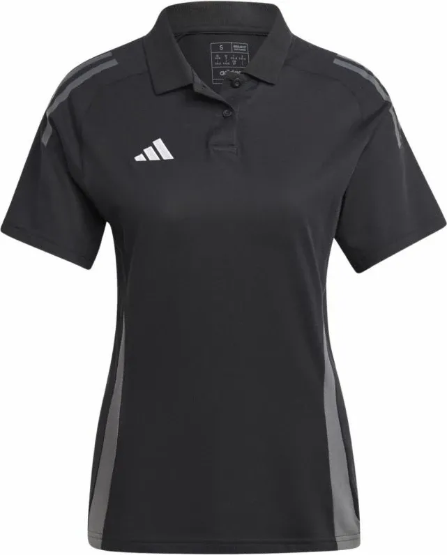 Maicë polo për femra adidas, e zezë - 1