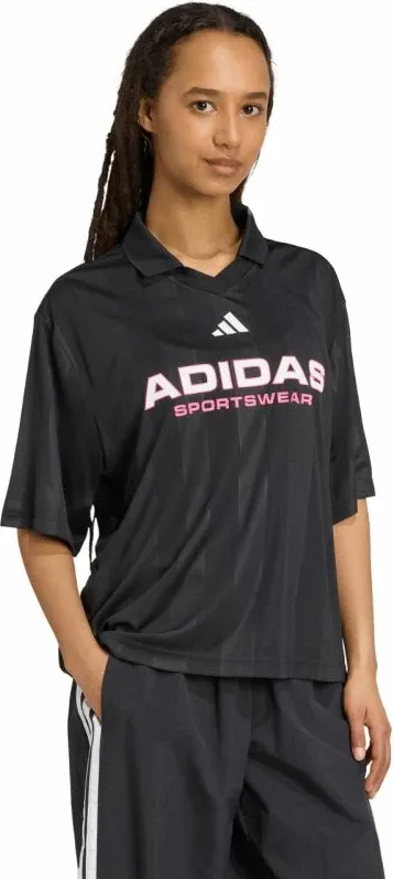 Maicë polo për femra adidas, e zezë - 4