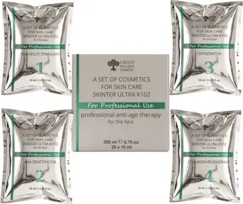 Set për kujdes të lëkurës Green Pharm Cosmetic Skinter Ultra K102 për femra, 200ml