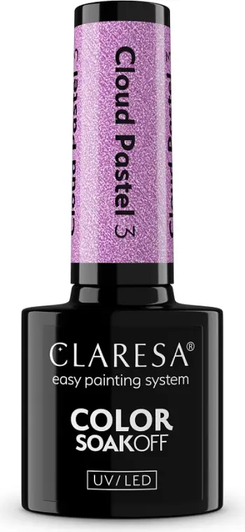 Llak për thonj Claresa Cloud Pastel Hybrid për femra, 3.5g