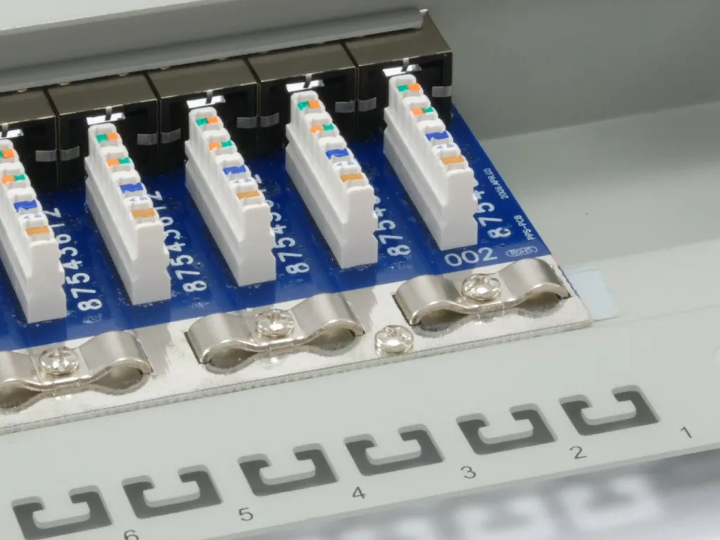 Patch panel Equip 24 porte Cat6, 1U, rackmount, ngjyrë gri - 5