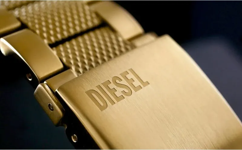Orë dore për meshkuj DIESEL, të arta - 8