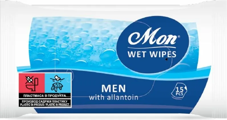 Lecka Wet Wipes Mon Men 15pcs - 1