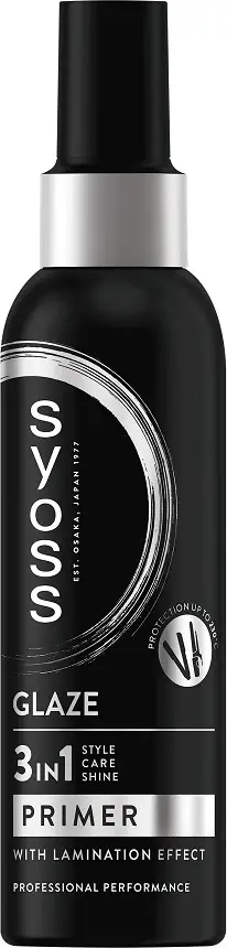 Spray për stilim flokësh Syoss Glaze smoothing 3-in-1 base për femra 150ml
