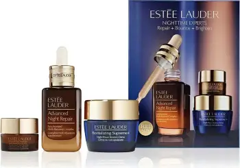 Set për kujdes të lëkurës natën Estée Lauder Nighttime Experts për femra, 3 copë