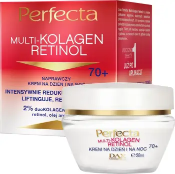 Krem për fytyrë për femra Perfecta Multi-Collagen Retinol Repair Day and Night Cream 70+, 50ml