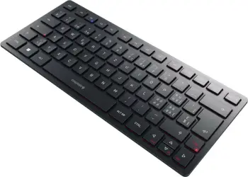 Tastierë Cherry KW 9200 MINI, 75%, Wired & Wireless, USB + RF Wireless + Bluetooth, Scissor key switch, QWERTZ, E zezë