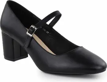 Këpucë elegante për femra Leone, të zeza