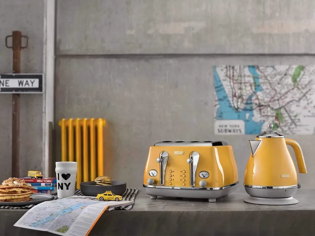 Çajnik elektrik De'Longhi Icona Capitals, i verdhë - 3