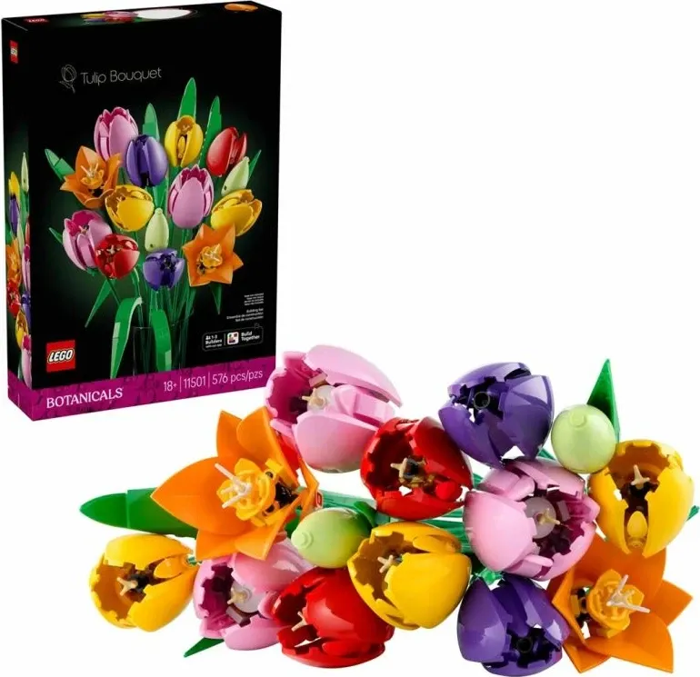 Set LEGO Botanical tulipë, pa dallim gjinie - 1