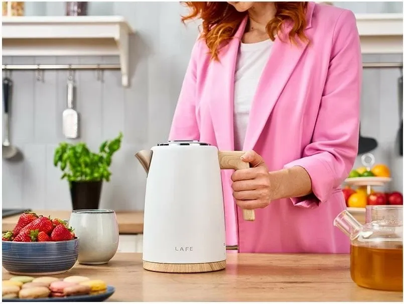 Çajnik elektrik Lafe Scandi PRO, 1.7L, i bardhë - 7
