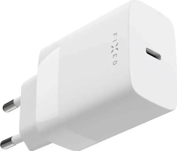 Karikues Fixed USB-C 30W, i bardhë - 1