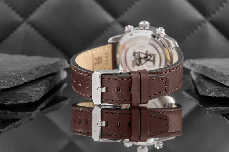 Orë dore për meshkuj Tommy Hilfiger, kafe - 4
