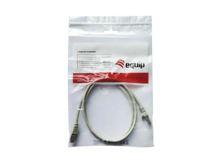 Kabllo rrjeti Equip Patchcord 605500, Cat6 S FTP, 1m, gri - 3
