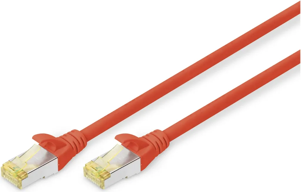 Kabëll rrjeti Digitus Cat6a S/FTP, 5m, RJ-45, kuq - 1