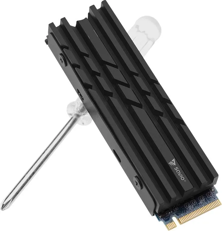 Ftohës për M.2 NVME 2280 SAVIO AK-60, i Zi - 6
