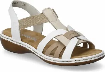 Sandale femra Rieker 65918-81, të bardha