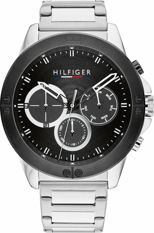 Orë dore për meshkuj Tommy Hilfiger, argjendtë - 1