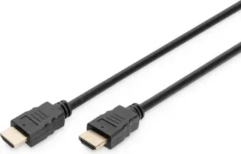 Kabllo HDMI Digitus 2m, High Speed, 4K, Ethernet, e zezë
