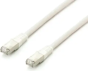 Kabllo rrjeti Cat6a Equip S/FTP, 0.5m, set 10 copë, e bardhë