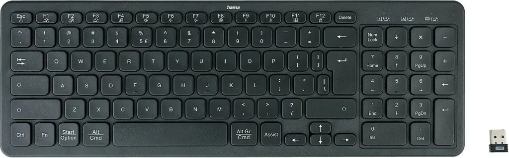 Tastierë Hama multi-device WK-300, e zezë - 1