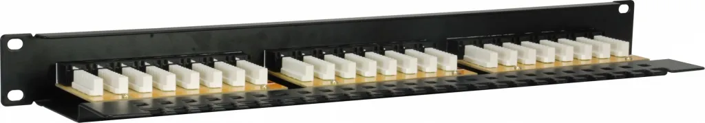 Patch panel EQUIP 135425, 24 porta RJ-45, 1U, rack mounting, e zezë - 2