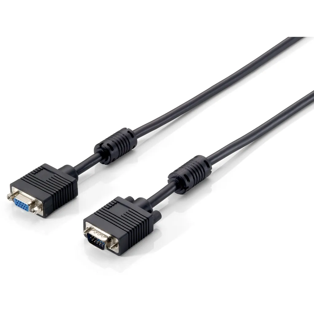 Kabllo VGA zgjatuese Equip HD15, 5 m, e zezë - 1