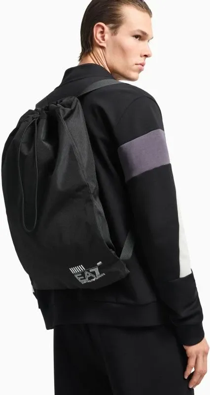 Çantë shpine për meshkuj Emporio Armani, e zezë - 4